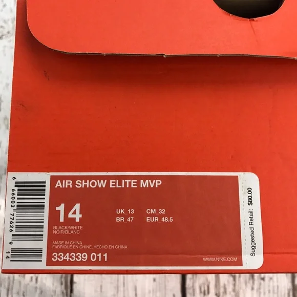 💕SALE💕 NWT Nike Air Show Elite MVP Cleats - Picture 7 of 8